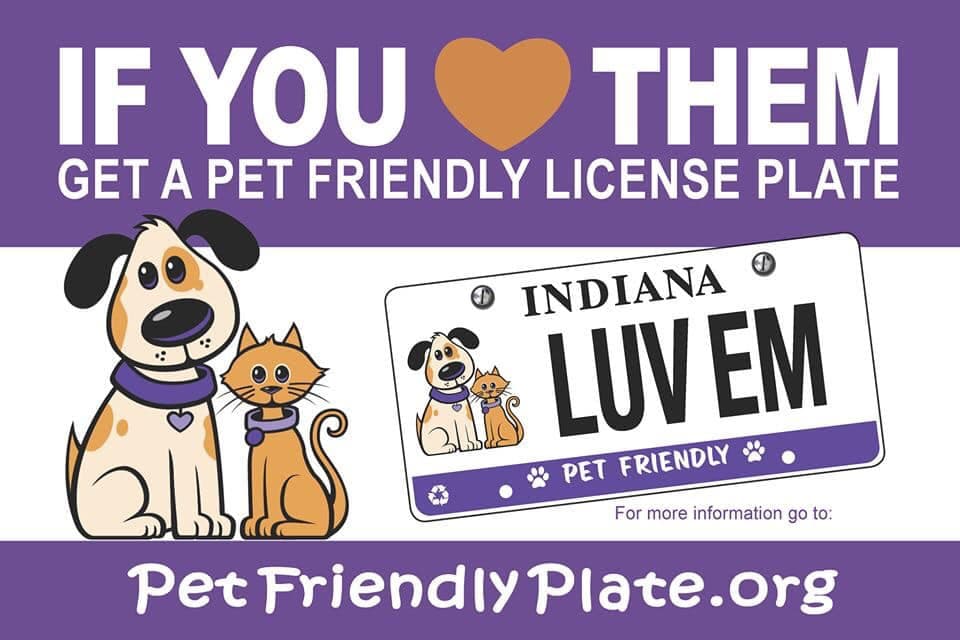 If you ♥ them, get a pet friendly license plate - PetFriendlyPlate.org